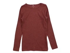 Name It apple butter/melange top